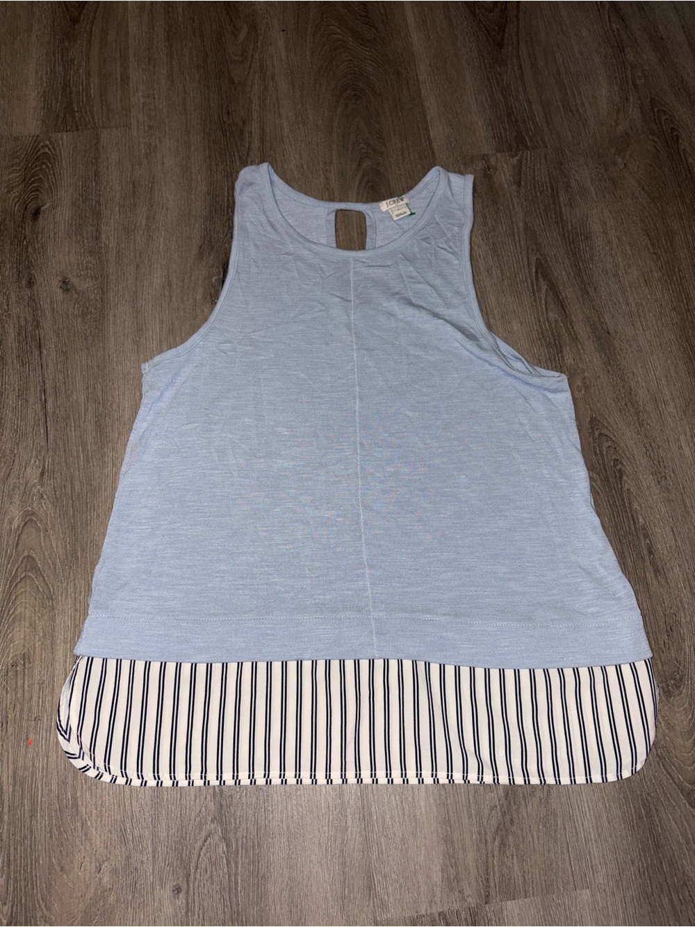 J. Crew | Blue Striped TankTop